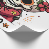 Hasta La Muerte Hermano Tag des Todes Geschenkpapier (Ecke)