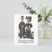 HASTA QUE NR. SEPARE LA-MUERTE BIS TODESus-APAR Postkarte (Stehend Vorderseite)