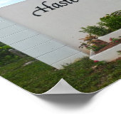 Haste Ye Back Sign, Bahamas Poster (Ecke)