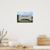 Haste Ye Back Sign, Bahamas Poster (Küche)