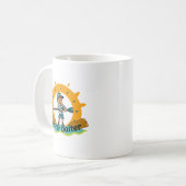 Haster Baiter Angler-Abenteuer  Kaffeetasse (Vorderseite Links)