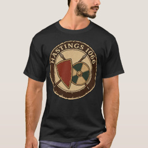 Hastings 1066 Heraldisches Schild-Emblem T-Shirt