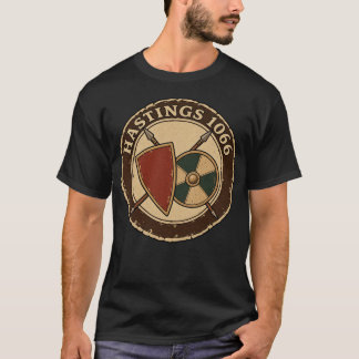 Hastings 1066 Heraldisches Schild-Emblem T-Shirt