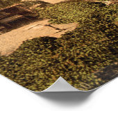 Hastings Castle, Hastings, Sussex, England Poster (Ecke)