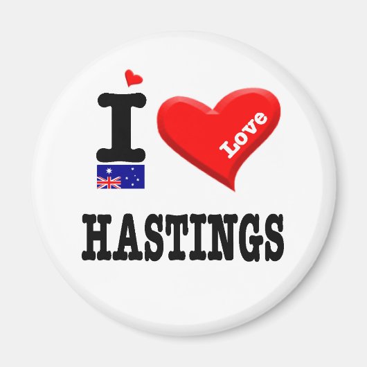 HASTINGS - I-Liebe Magnet (Vorne)