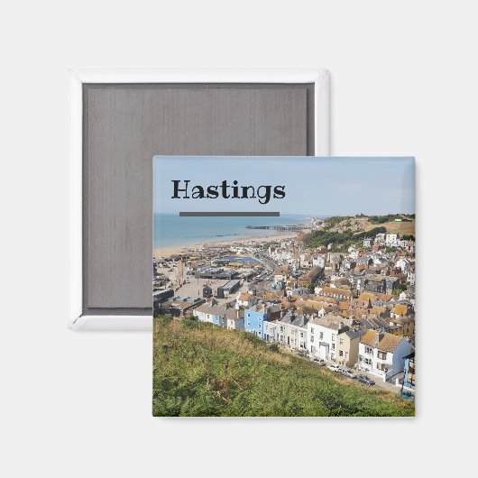 Hastings Kühlschrankmagnet (Vorderseite/Rückseite)