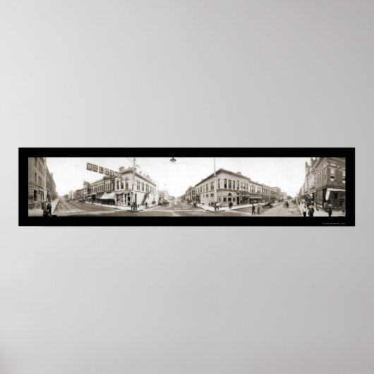 Hastings Nebraska Foto 1909 Poster (Vorne)