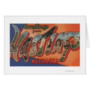 Hastings, Nebraska - Große Buchstabenszenen