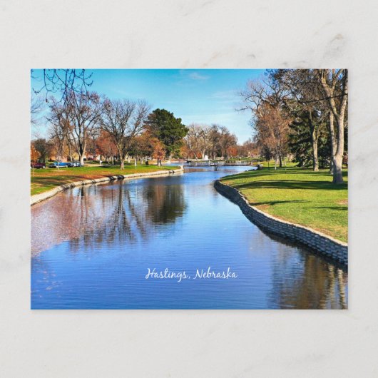 Hastings, Nebraska Landschaftsfotos Postkarte (Vorderseite)