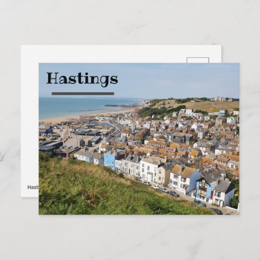 Hastings Postcard Postkarte (Vorne/Hinten)