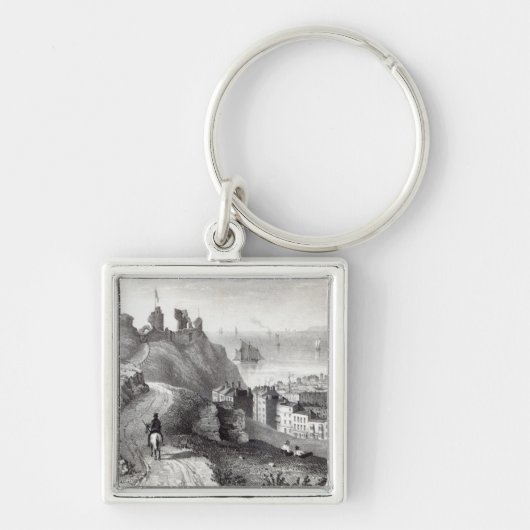 Hastings Schloss vom Revd W Schlüsselanhänger (Vorne)