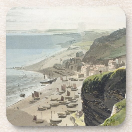 Hastings, von der Ostklippe, von 'einer Reise Arou Untersetzer (Vorderseite)
