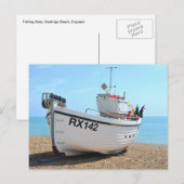 Hastings von Fischerbooten Postkarte (Vorne/Hinten)