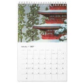 Hasui Kawase Winter-Szene Kalender (Jan 2027)