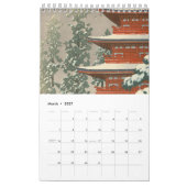 Hasui Kawase - Winterlandschaft Kalender (Mär 2027)