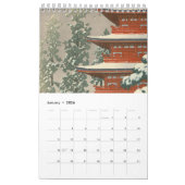 Hasui Kawase - Winterlandschaft Kalender (Jan 2026)