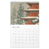 Hasui Kawase - Winterlandschaft Kalender (Mär 2026)