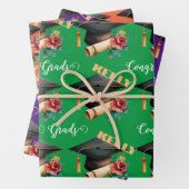 HAT-Absolvent Party-Geschenkgutscheine Geschenkpapier Set (Beispiel)