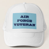 Hat Air Force Veteran Truckerkappe (Vorderseite)