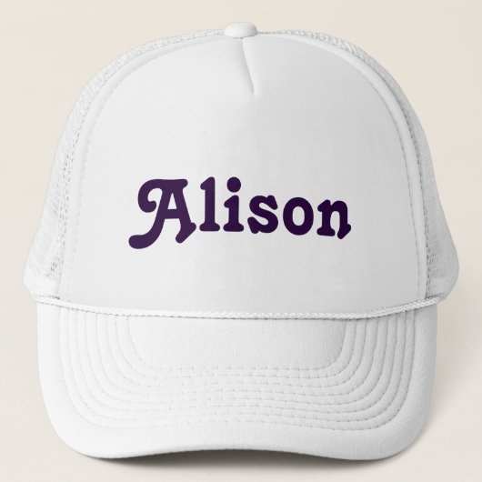 Hat Alison Truckerkappe (Vorderseite)