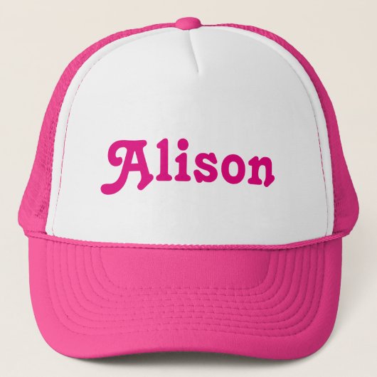 Hat Alison Truckerkappe (Vorderseite)