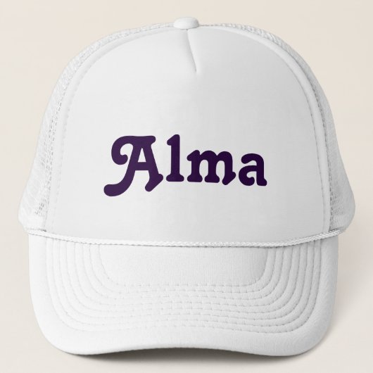 Hat Alma Truckerkappe (Vorderseite)