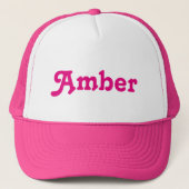 Hat Amber Truckerkappe (Vorderseite)