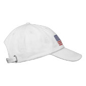 Hat American Flag bestickt Bestickte Baseballkappe (Rechts)