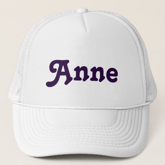 Hat Anne Truckerkappe (Vorderseite)