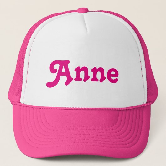Hat Anne Truckerkappe (Vorderseite)