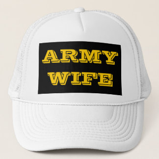 Hat Army-Ehefrau Truckerkappe