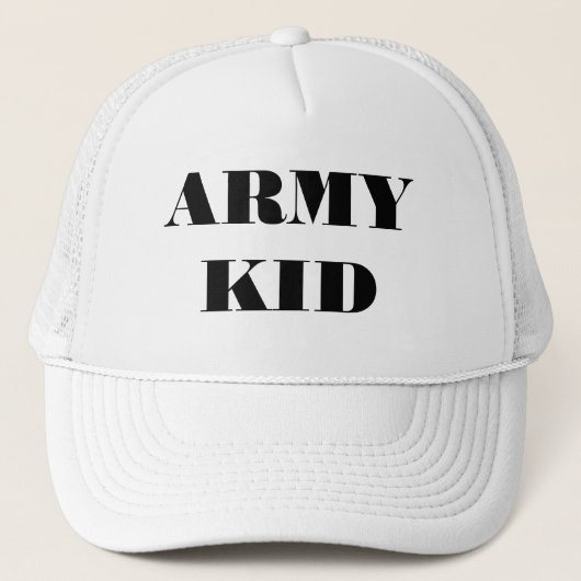 Hat Army Kid Truckerkappe (Vorderseite)