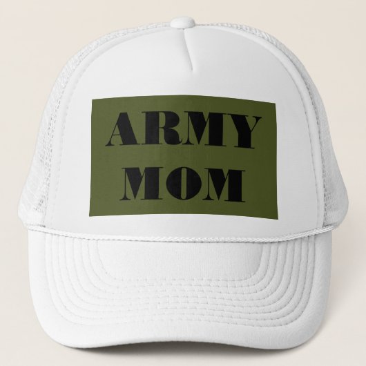 Hat Army-Mama Truckerkappe (Vorderseite)