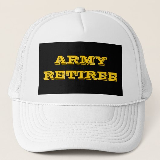 Hat Army Retiree Truckerkappe (Vorderseite)