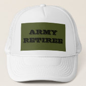 Hat Army Retiree Truckerkappe (Vorderseite)