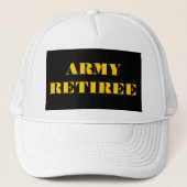 Hat Army Retiree Truckerkappe (Vorderseite)