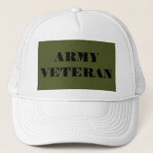 Hat Army Veteran Truckerkappe (Vorderseite)