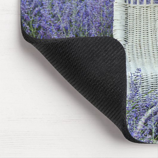 Hat auf Wicker Stuhl in Sage Mousepad (Ecke)