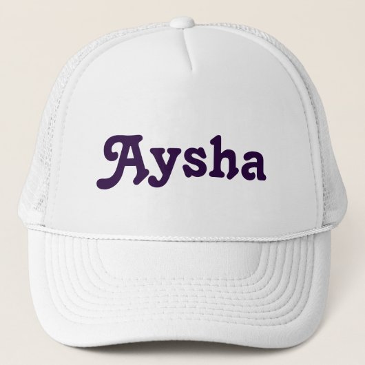 Hat Aysha Truckerkappe (Vorderseite)