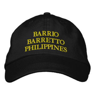 HAT BARRIO BARRETTO PHILIPPINS BESTICKTE KAPPE