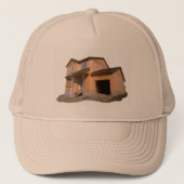 HAT BEIGE BEIGE CUSTOMIZE TRUCKERKAPPE (Vorderseite)