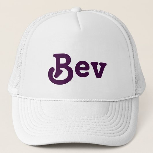 Hat Bev Truckerkappe (Vorderseite)