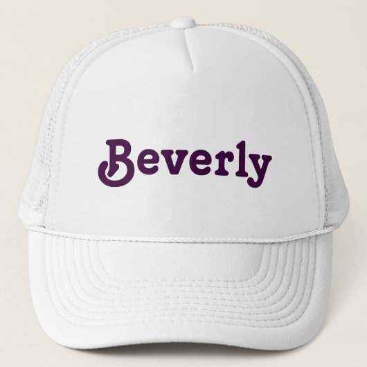 Hat Beverly Truckerkappe (Vorderseite)