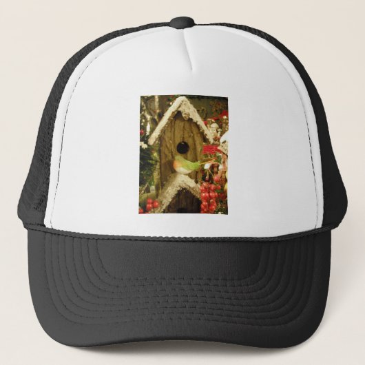 Hat Bird & Bird House Truckerkappe (Vorderseite)