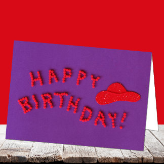 Hat Birthday Card — Alles Gute zum Geburtstag Karte