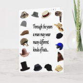 HAT BIRTHDAY CARD KARTE (Vorderseite)