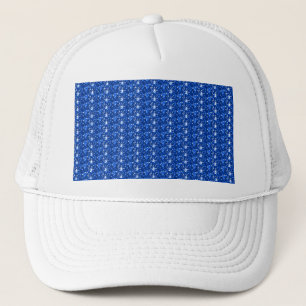 Hat Blue Glitzer Truckerkappe