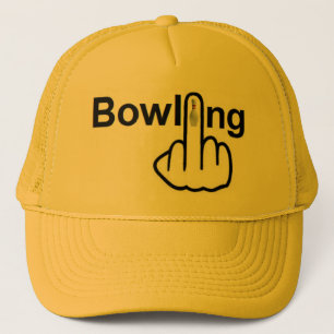 Hat Bowling Gedreht Truckerkappe