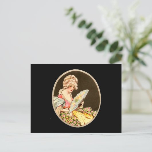 Hat Box Postkarte (Stehend Vorderseite)