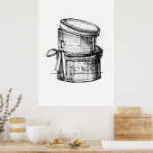 Hat Boxes Fashion Sketch Poster (Küche)
